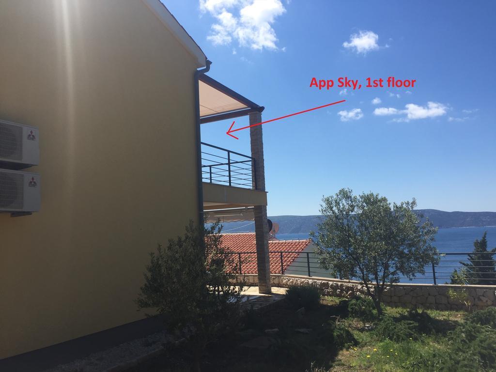 Gavza Sky View Apartment Cres Exterior foto